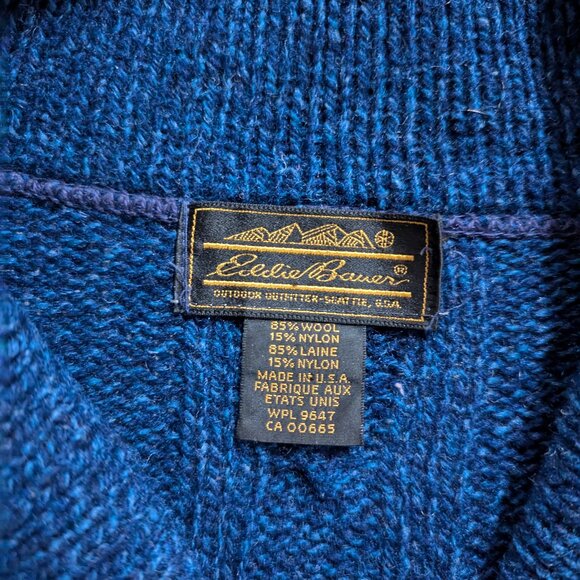Eddie Bauer Vintage Wool mix Sweater - XL - Picture 2 of 2